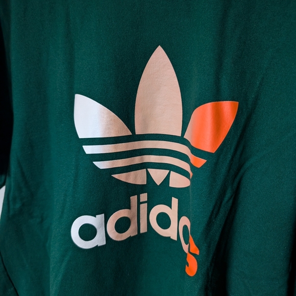 Adidas OG Gradient Box Logo Tee (Green) - Picture 3 of 3